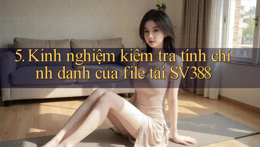 5. Kinh nghiệm kiểm tra tính chính danh của file tải SV388 5. Kinh nghiệm kiểm tra tính chính danh của file tải SV388