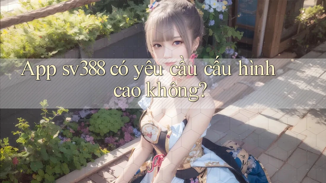 App sv388 có yêu cầu cấu hình cao không? App sv388 có yêu cầu cấu hình cao không?