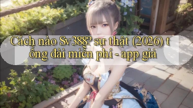 Cách nào Sv388 sự thật (2026) tổng đài miễn phí   app giả