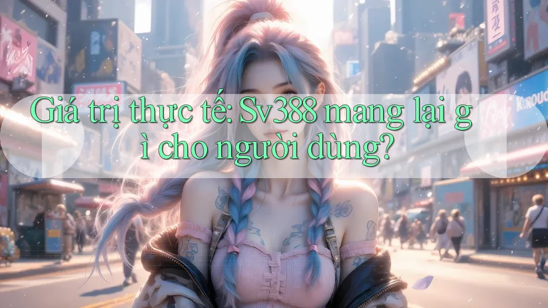 Giá trị thực tế: Sv388 mang lại gì cho người dùng? Giá trị thực tế: Sv388 mang lại gì cho người dùng?