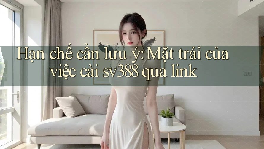 Hạn chế cần lưu ý: Mặt trái của việc cài sv388 qua link