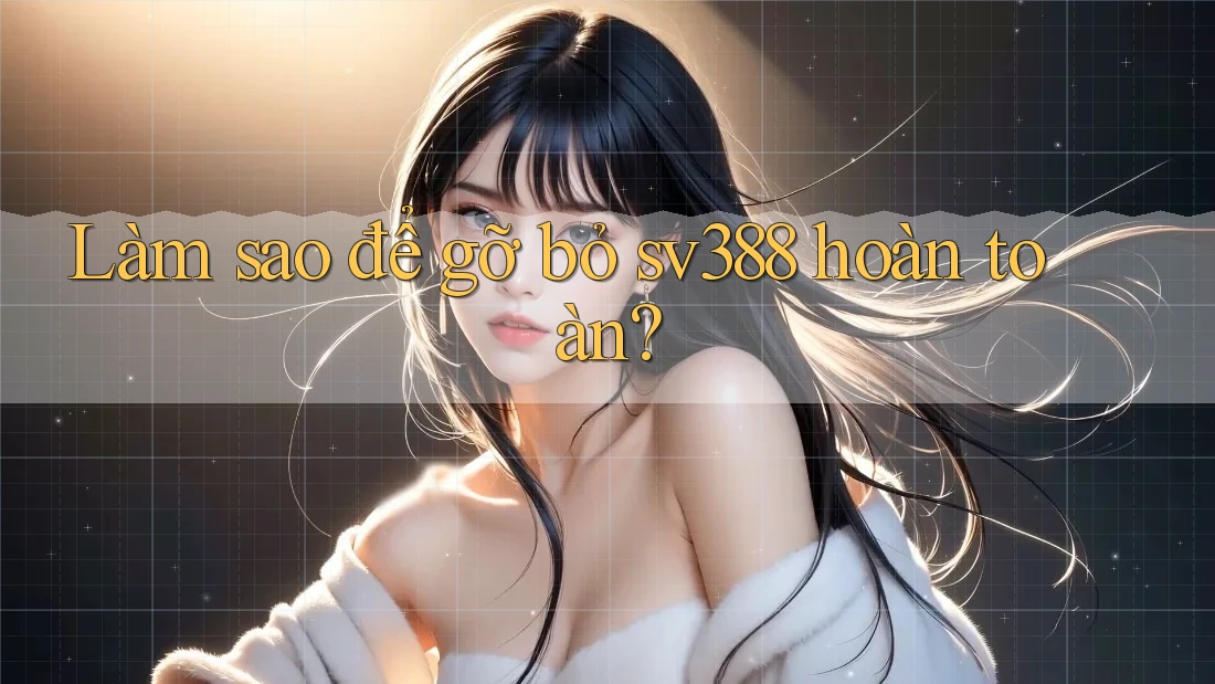 Làm sao để gỡ bỏ sv388 hoàn toàn?