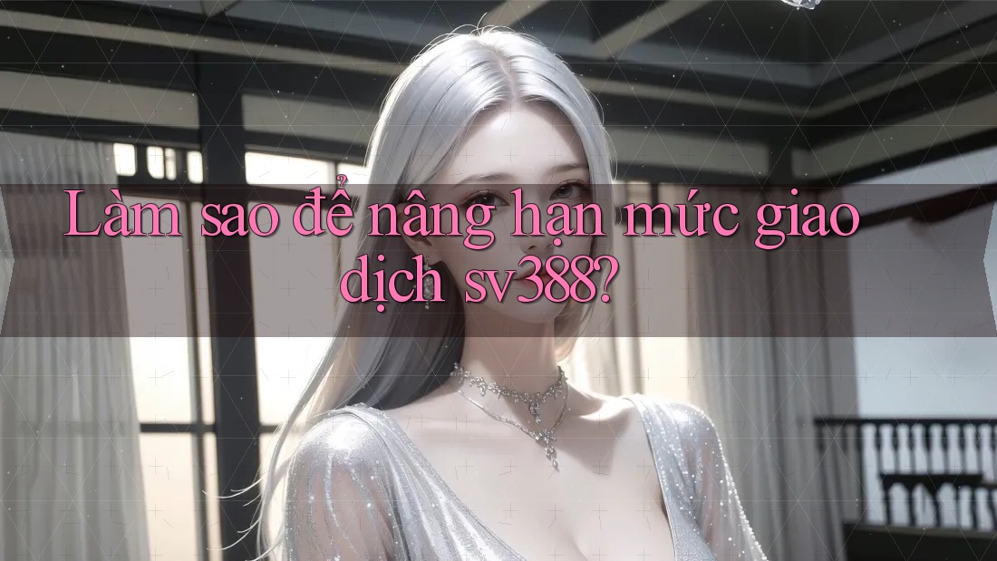 Làm sao để nâng hạn mức giao dịch sv388? Làm sao để nâng hạn mức giao dịch sv388?