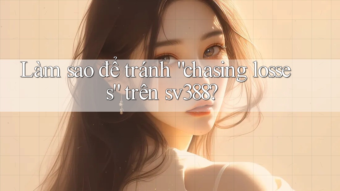 Làm sao để tránh “chasing losses” trên sv388?