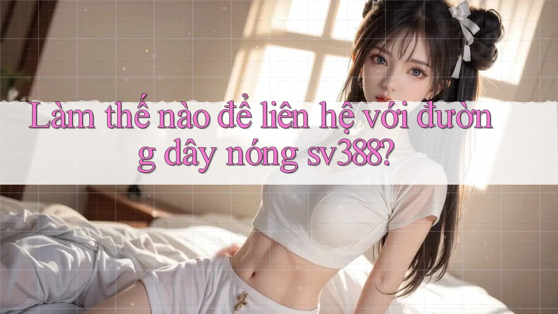 Làm thế nào để liên hệ với đường dây nóng sv388?