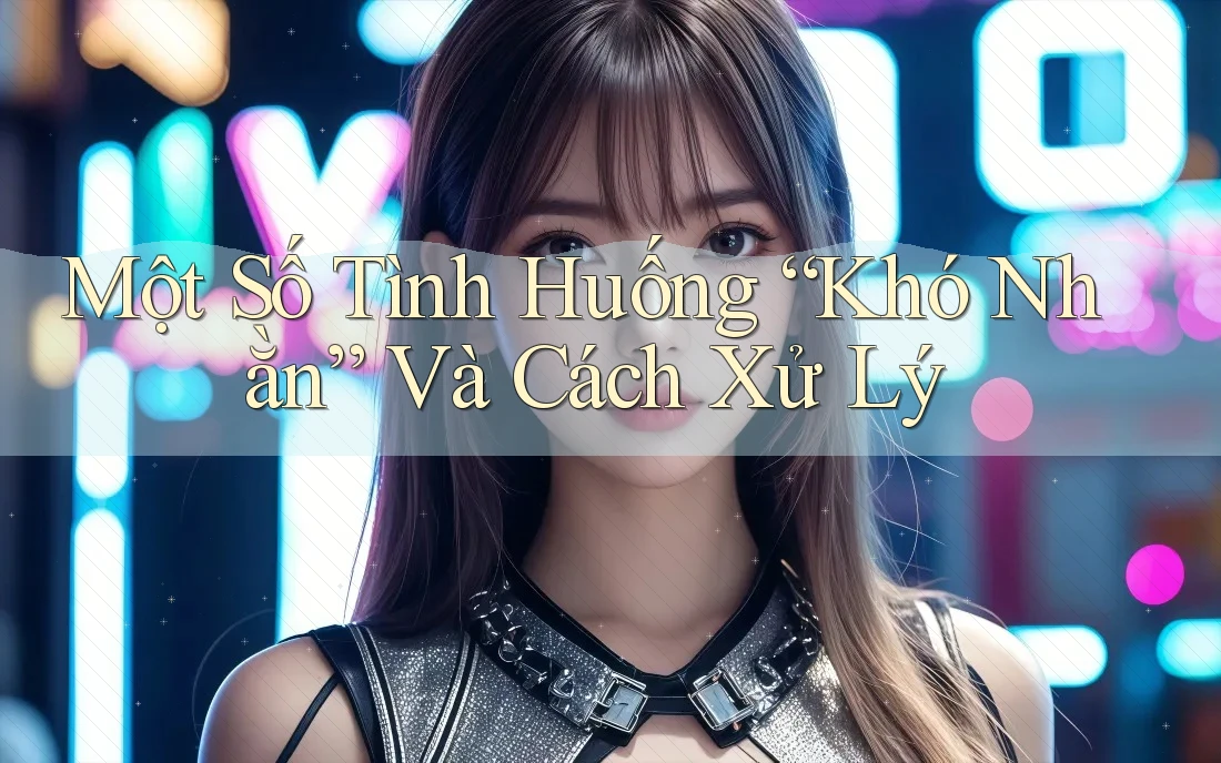 Một Số Tình Huống “Khó Nhằn” Và Cách Xử Lý Một Số Tình Huống “Khó Nhằn” Và Cách Xử Lý
