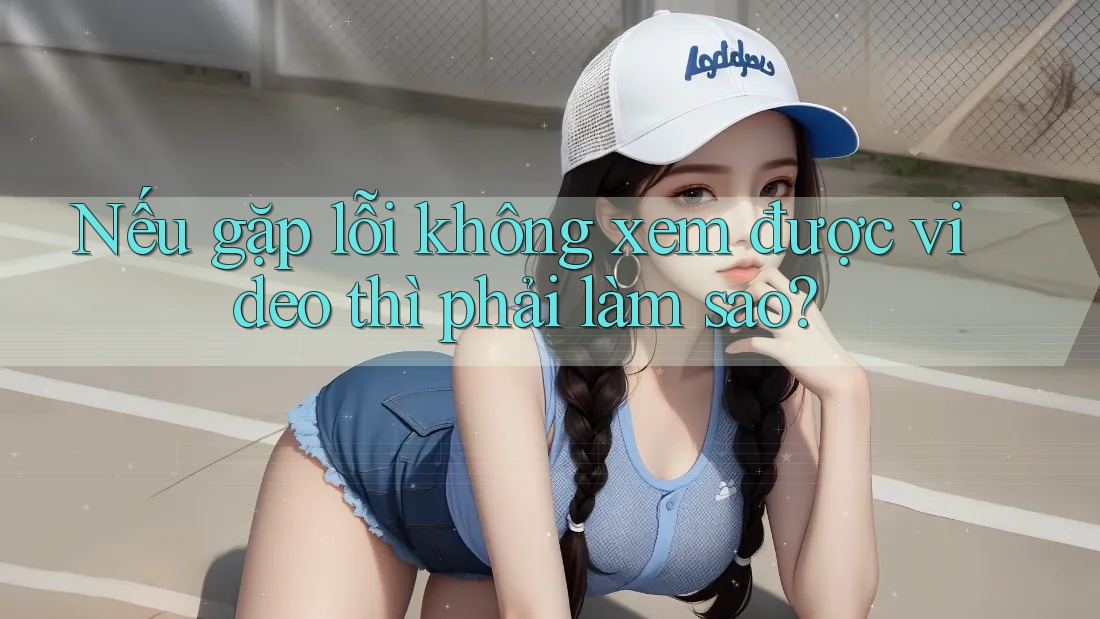 Nếu gặp lỗi không xem được video thì phải làm sao? Nếu gặp lỗi không xem được video thì phải làm sao?