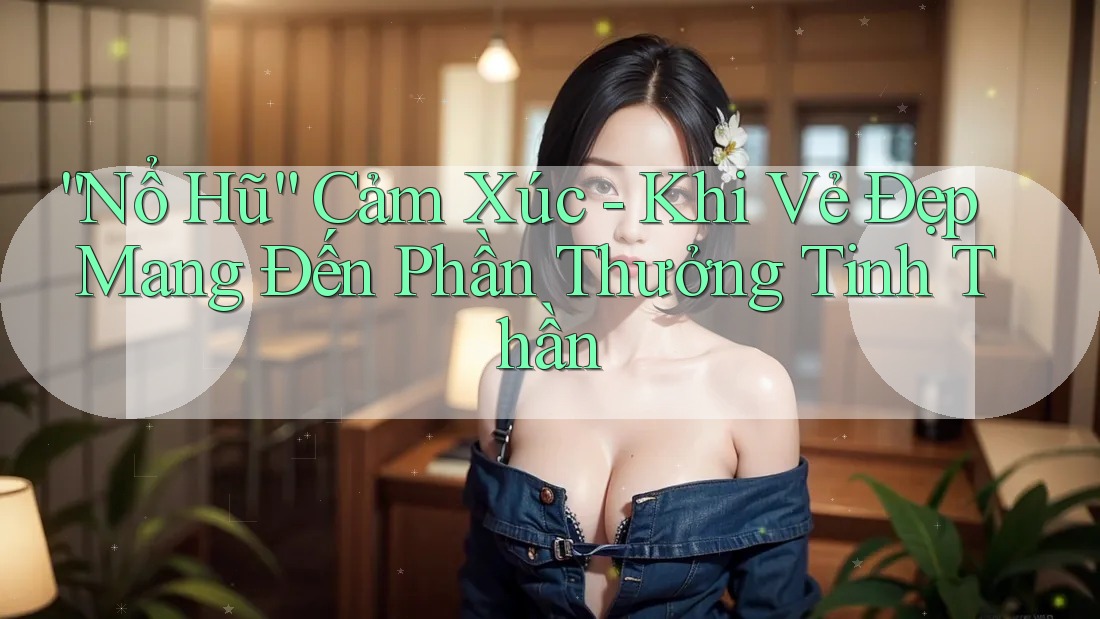 “Nổ Hũ” Cảm Xúc - Khi Vẻ Đẹp Mang Đến Phần Thưởng Tinh Thần “Nổ Hũ” Cảm Xúc - Khi Vẻ Đẹp Mang Đến Phần Thưởng Tinh Thần