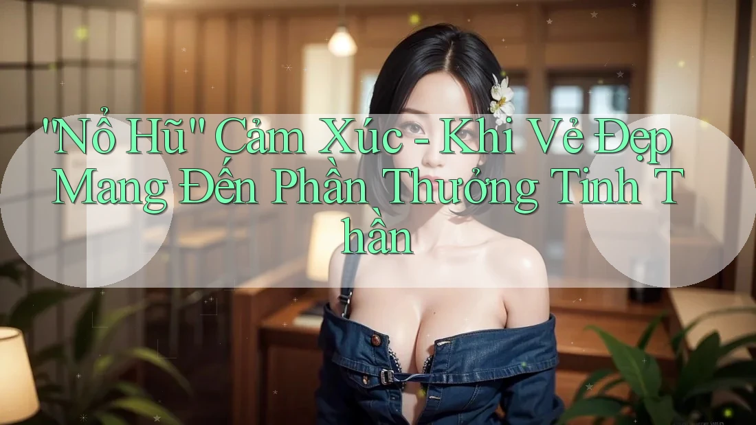 “Nổ Hũ” Cảm Xúc - Khi Vẻ Đẹp Mang Đến Phần Thưởng Tinh Thần “Nổ Hũ” Cảm Xúc - Khi Vẻ Đẹp Mang Đến Phần Thưởng Tinh Thần