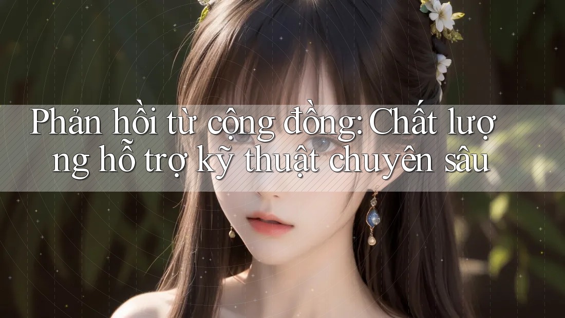 Phản hồi từ cộng đồng: Chất lượng hỗ trợ kỹ thuật chuyên sâu