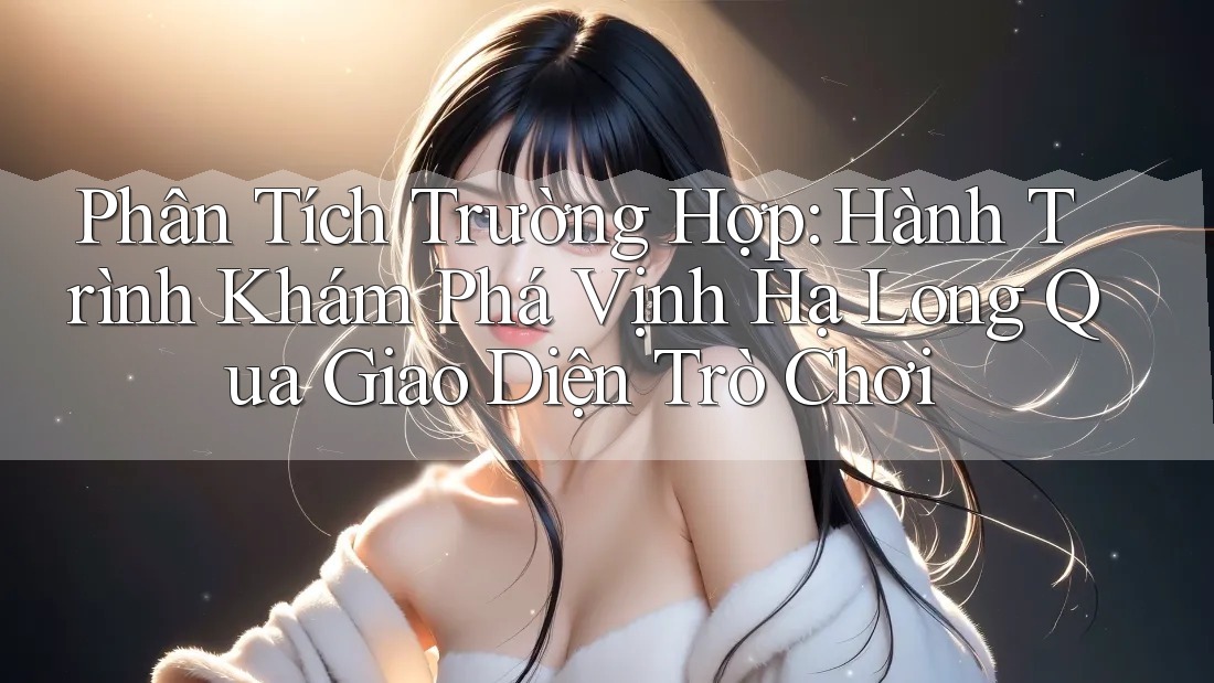Phân Tích Trường Hợp: Hành Trình Khám Phá Vịnh Hạ Long Qua Giao Diện Trò Chơi