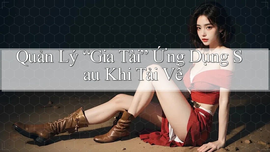 Quản Lý “Gia Tài” Ứng Dụng Sau Khi Tải Về Quản Lý “Gia Tài” Ứng Dụng Sau Khi Tải Về