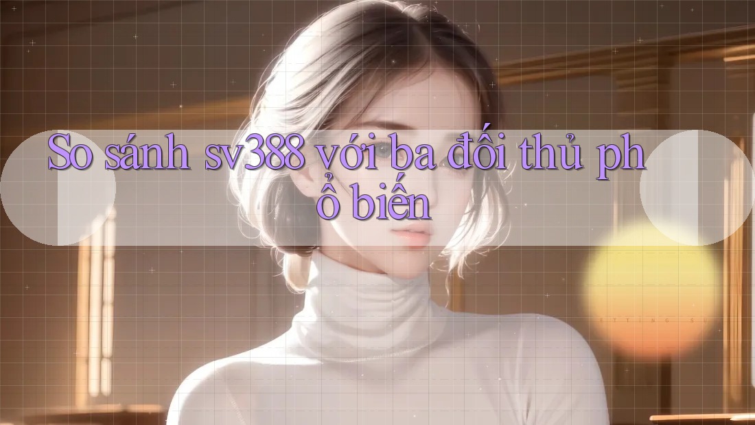 So sánh sv388 với ba đối thủ phổ biến So sánh sv388 với ba đối thủ phổ biến