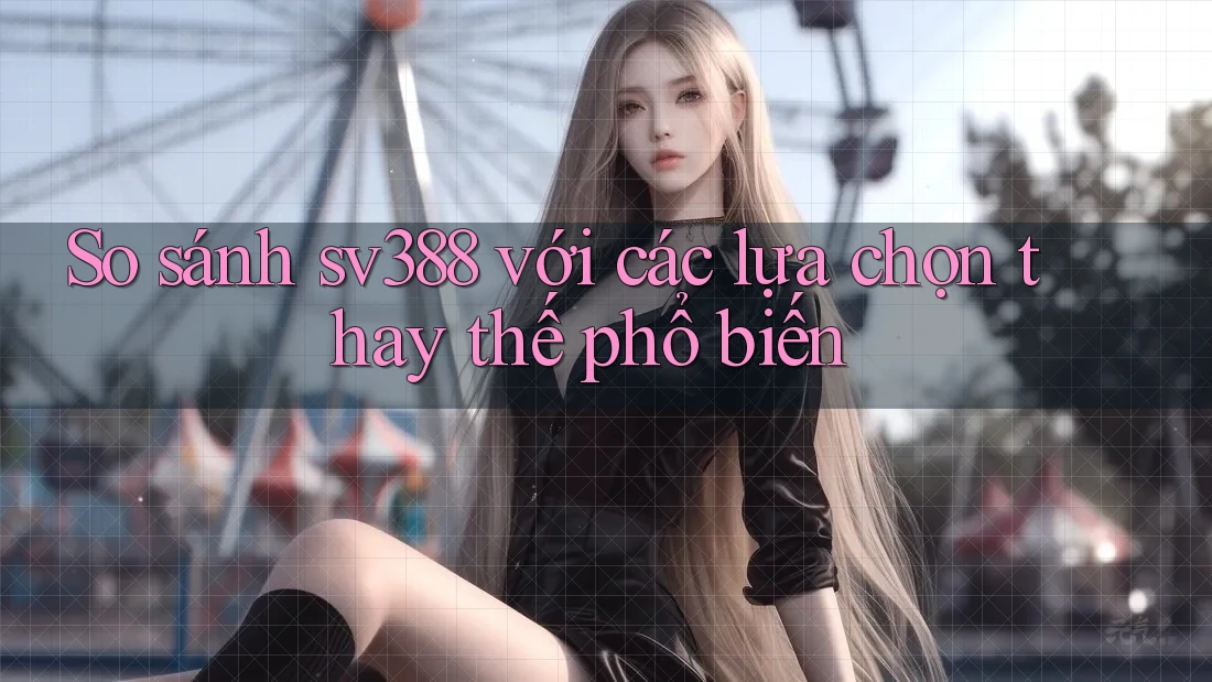 So sánh sv388 với các lựa chọn thay thế phổ biến So sánh sv388 với các lựa chọn thay thế phổ biến