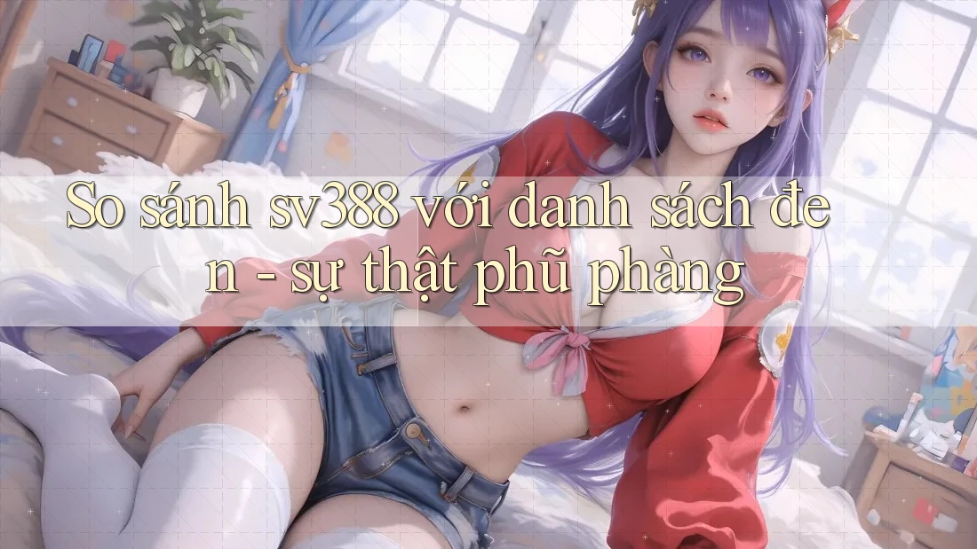 So sánh sv388 với danh sách đen - sự thật phũ phàng So sánh sv388 với danh sách đen - sự thật phũ phàng