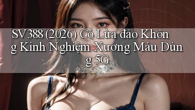 Sv388 (2026) có lừa đảo không kinh nghiệm xương máu dùng 5G