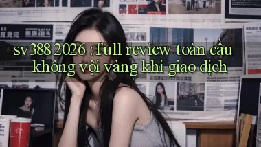 sv388 2026 full review toàn cầu không vội vàng khi giao dịch