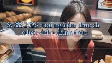 Sv388 2026 trải nghiệm thực cho học sinh   chính thức