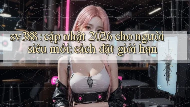 sv388 cập nhật 2026 cho người siêu mới cách đặt giới hạn