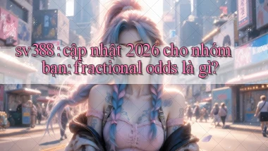 sv388 cập nhật 2026 cho nhóm bạn fractional odds là gì