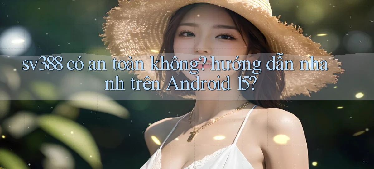 sv388 có an toàn không hướng dẫn nhanh trên Android 15