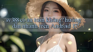 sv388 có an toàn không hướng dẫn nhanh trên Android 15