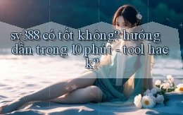 sv388 có tốt không hướng dẫn trong 10 phút   tool hack