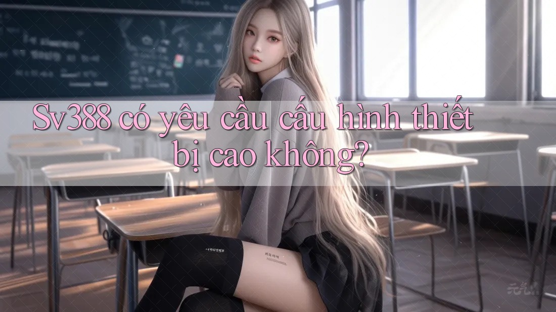 Sv388 có yêu cầu cấu hình thiết bị cao không? Sv388 có yêu cầu cấu hình thiết bị cao không?