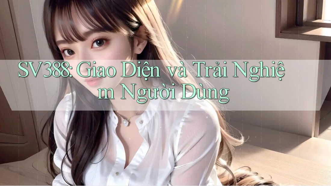 SV388: Giao Diện và Trải Nghiệm Người Dùng SV388: Giao Diện và Trải Nghiệm Người Dùng