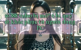 sv388 video bị mờ 6 bí quyết khắc phục từ người dùng PC