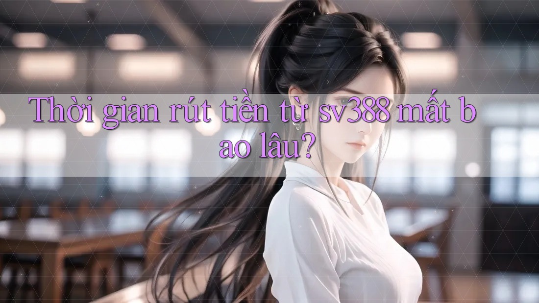 Thời gian rút tiền từ sv388 mất bao lâu? Thời gian rút tiền từ sv388 mất bao lâu?