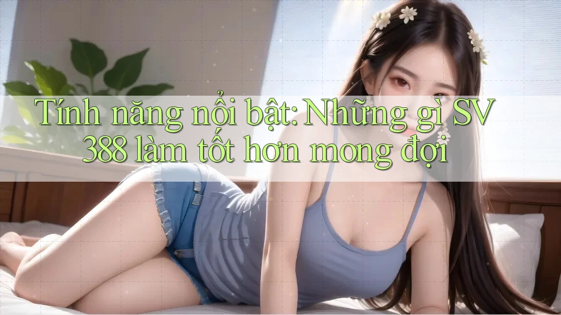 Tính năng nổi bật: Những gì SV388 làm tốt hơn mong đợi Tính năng nổi bật: Những gì SV388 làm tốt hơn mong đợi
