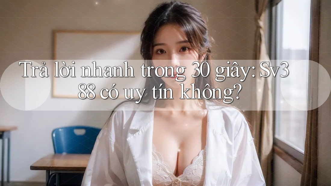 Trả lời nhanh trong 30 giây: Sv388 có uy tín không? Trả lời nhanh trong 30 giây: Sv388 có uy tín không?