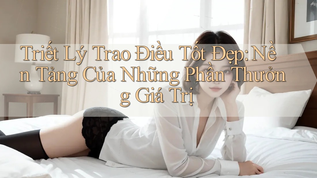 Triết Lý Trao Điều Tốt Đẹp: Nền Tảng Của Những Phần Thưởng Giá Trị Triết Lý Trao Điều Tốt Đẹp: Nền Tảng Của Những Phần Thưởng Giá Trị