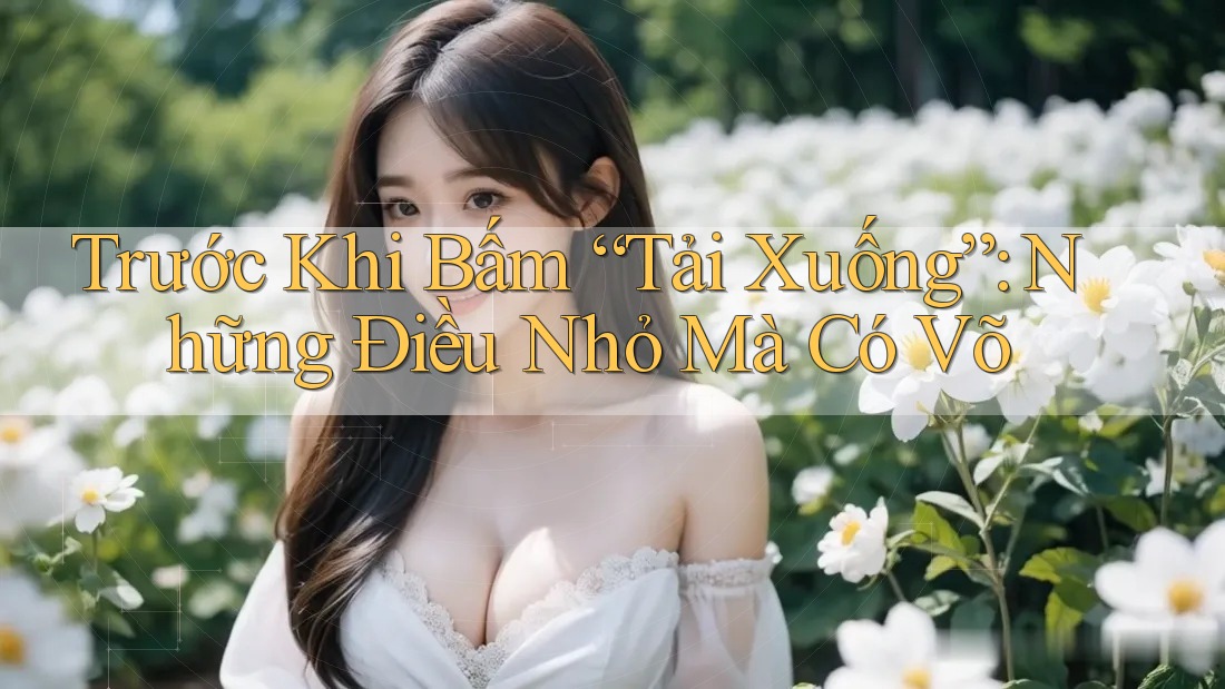 Trước Khi Bấm “Tải Xuống”: Những Điều Nhỏ Mà Có Võ