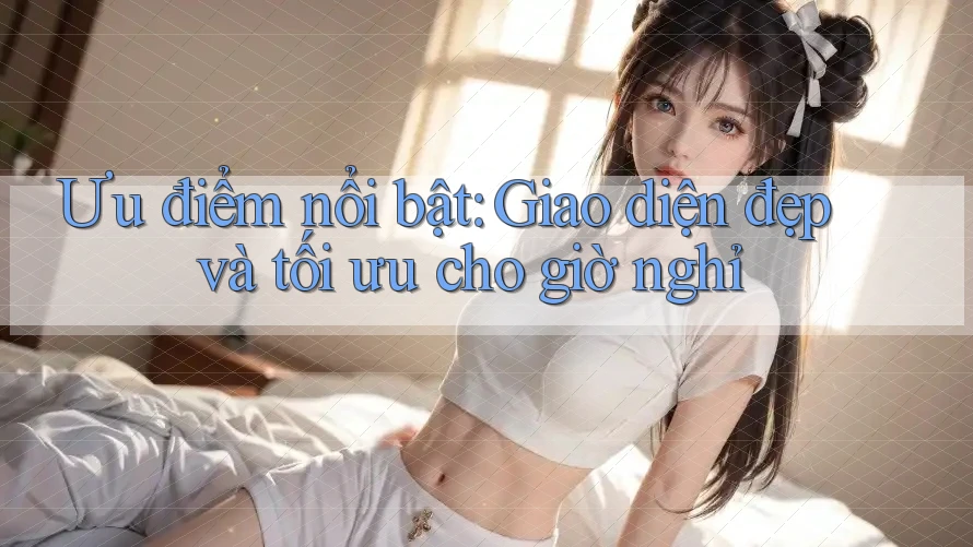 Ưu điểm nổi bật: Giao diện đẹp và tối ưu cho giờ nghỉ