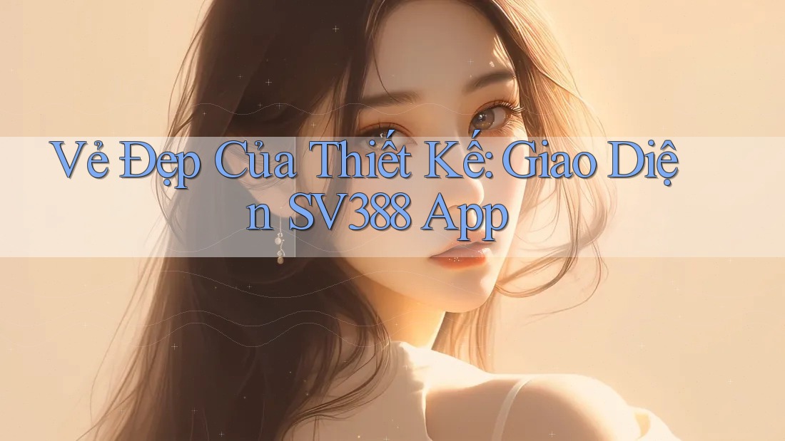 Vẻ Đẹp Của Thiết Kế: Giao Diện SV388 App Vẻ Đẹp Của Thiết Kế: Giao Diện SV388 App