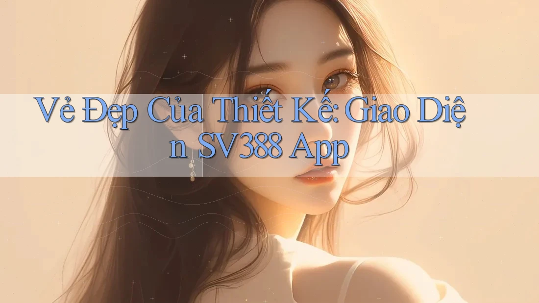 Vẻ Đẹp Của Thiết Kế: Giao Diện SV388 App Vẻ Đẹp Của Thiết Kế: Giao Diện SV388 App
