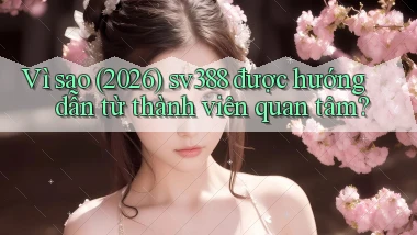 Vì sao (2026) sv388 được hướng dẫn từ thành viên quan tâm